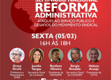 Seminário sobre Reforma Administrativa abre 2º Congresso da Conatram e 7º Congresso da Confetam