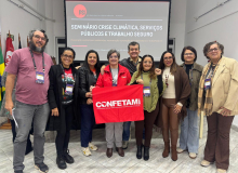Confetam marca presença em seminário internacional sobre crise climática da ISP