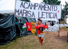 Confetam visita o acampamento Marisa Letícia e convoca municipais a participarem das mobilizações pró-Lula