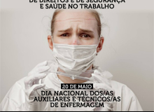 No dia dos técnicos e auxiliares de enfermagem, Confetam/CUT saúda profissionais