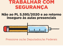 Confetam convoca municipais a pressionarem deputados contra PL que permite retomada das aulas presenciais