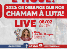 Confetam/CUT promove live hoje (08/02)