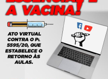 Fetamce realiza ato virtual contra PL que obriga educação presencial na pandemia