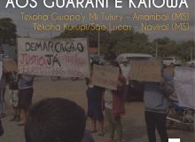 NOTA DE SOLIDARIEDADE AOS GUARANI E KAIOWÁ