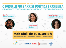 No Dia do Jornalista, profissionais debatem a crise e o papel dos coletivos na comunicação contra-hegemônica