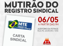 Fetamce assessora sindicatos na regularização de registros sindicais