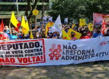 Em Santa Cruz do Sul, servidores pressionam deputados contra reforma Administrativa