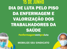 15 de junho é dia de exigir que o Senado vote o PL da Enfermagem