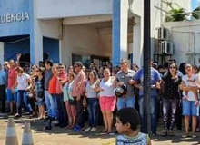 Municipais de Porto Velho protestam contra suspensão de convênios de saúde pelo Ipam