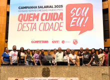 Unidade e luta: Confetam participa da abertura do VI Congresso da FETAM-ES